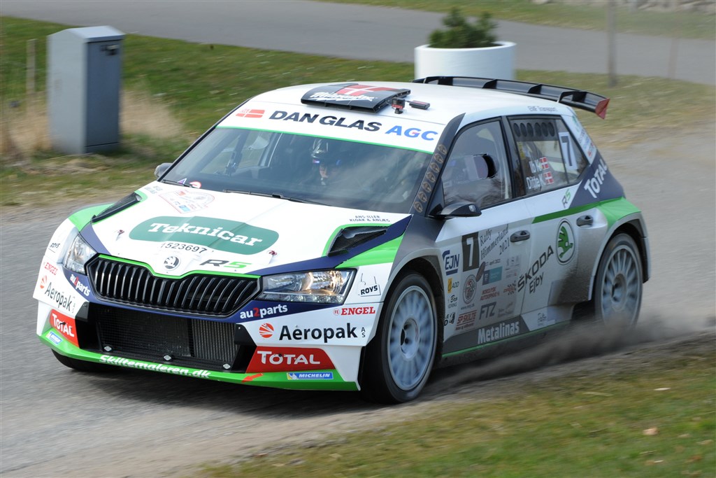 Ib Kragh og Ditte Kammersgaard indledte sæsonens med en fjerdeplads i Rally Himmerland.